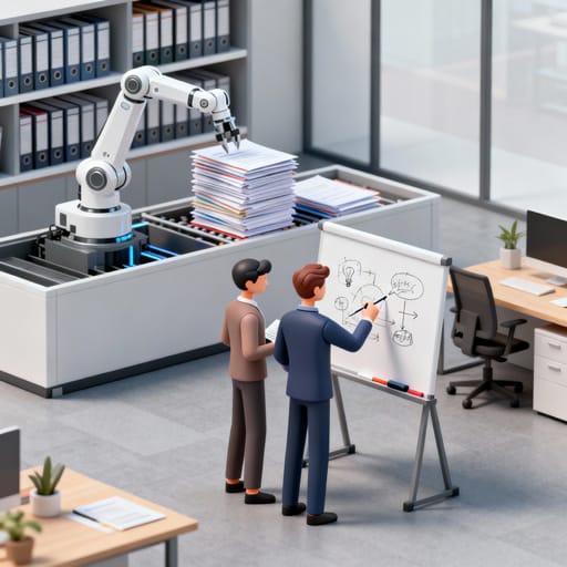 AI活用による業務効率化 - 面倒な仕事はAIに、人は創造的な仕事へ